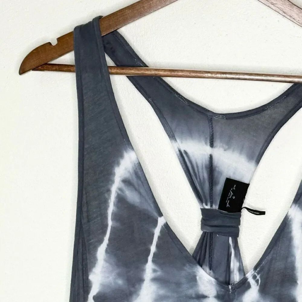 Urban Outfitters Out From Under Wide Leg Sleeveless Tie Dye Jumpsuit White and G